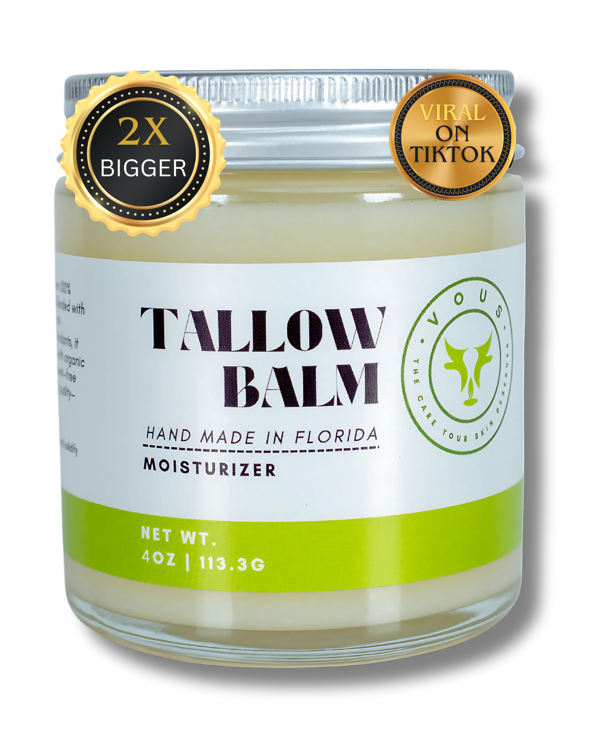 VOUS Tallow Balm – 100% Natural Moisturizer for Radiant & Healthy Skin